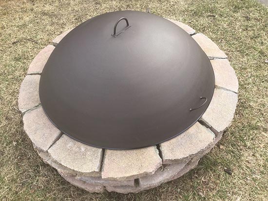 Fire Pit Snuffers Vs Lids Which Lid, Fire Pit Dome