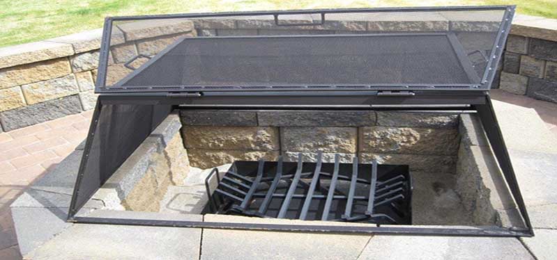 Rectangular Fire Pit Screen 